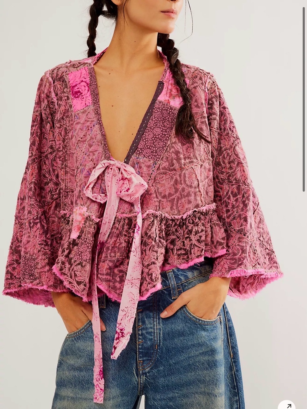 Magnolia Pearl Quilted Lise Lotte Piano Shawl Pink One Size